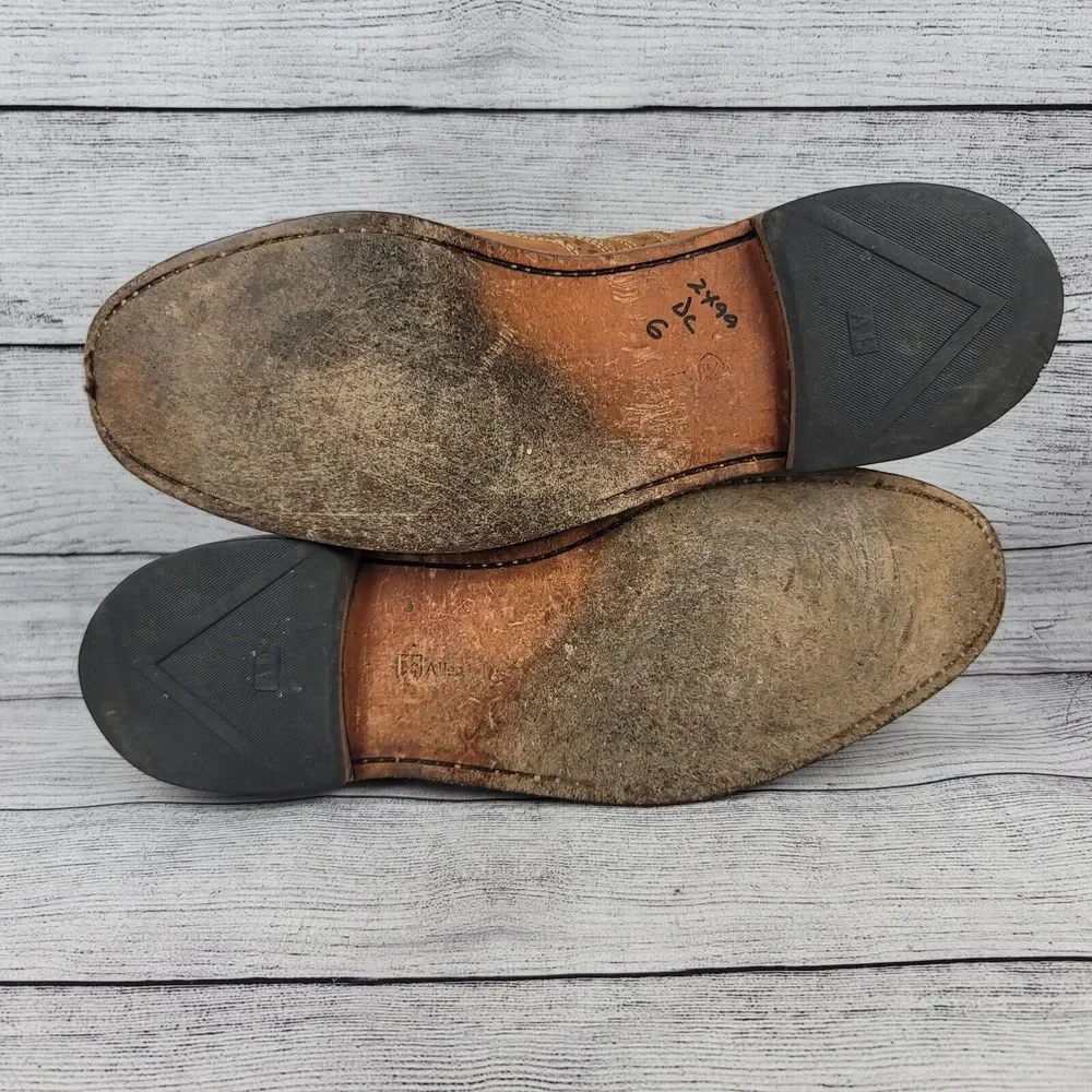 Allen Edmonds Neumok Wingtip Oxford Brown Tan Suede Nubuck Dress